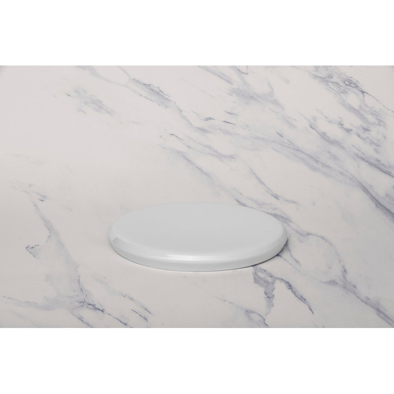 Assiette en porcelaine de qualité supérieure SLIDE Ivory | Vaisselle artistique et moderne | Va au micro-ondes et au lave-vaisselle