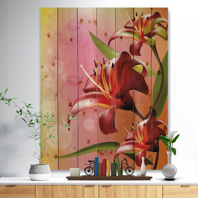Magnifique fleur de vecteurs - impression