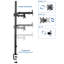Dual Monitor Extra Tall Desk Mount