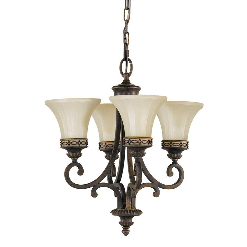Pritzker 4 - Light Shaded Chandelier
