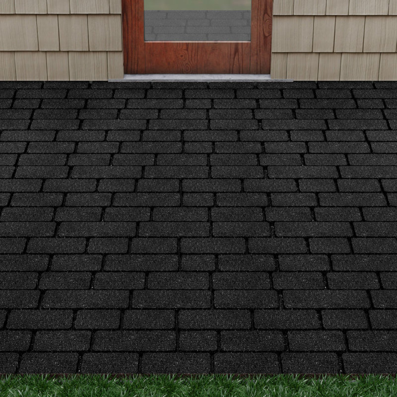 GroundSmart 12x24 SmartLoc Brick Paver (9), Black