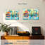 Ensemble de 3 pièces grunge sur toile Saint Louis City-1872596770