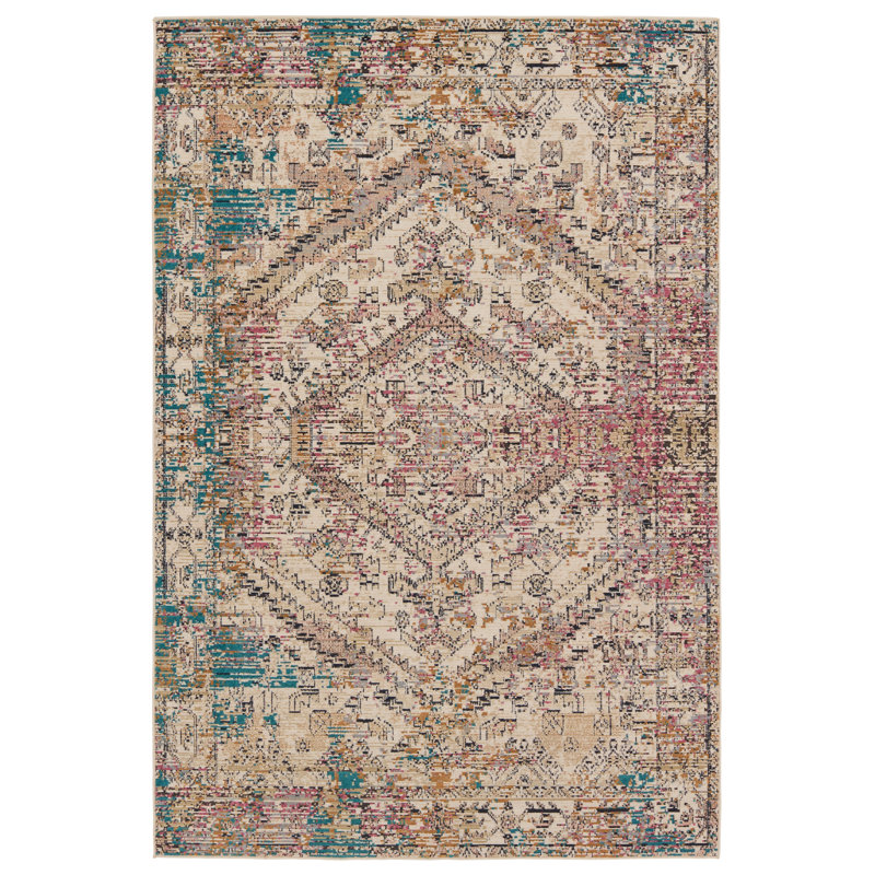 Forand Oriental Indoor / Outdoor Rug, Rectangle 2'6" x 4'