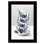 Tea Tower Blue 1, reproduction d'art encadrée