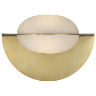 Kelly Wearstler Fosse 9" Invertable Oval Sconce