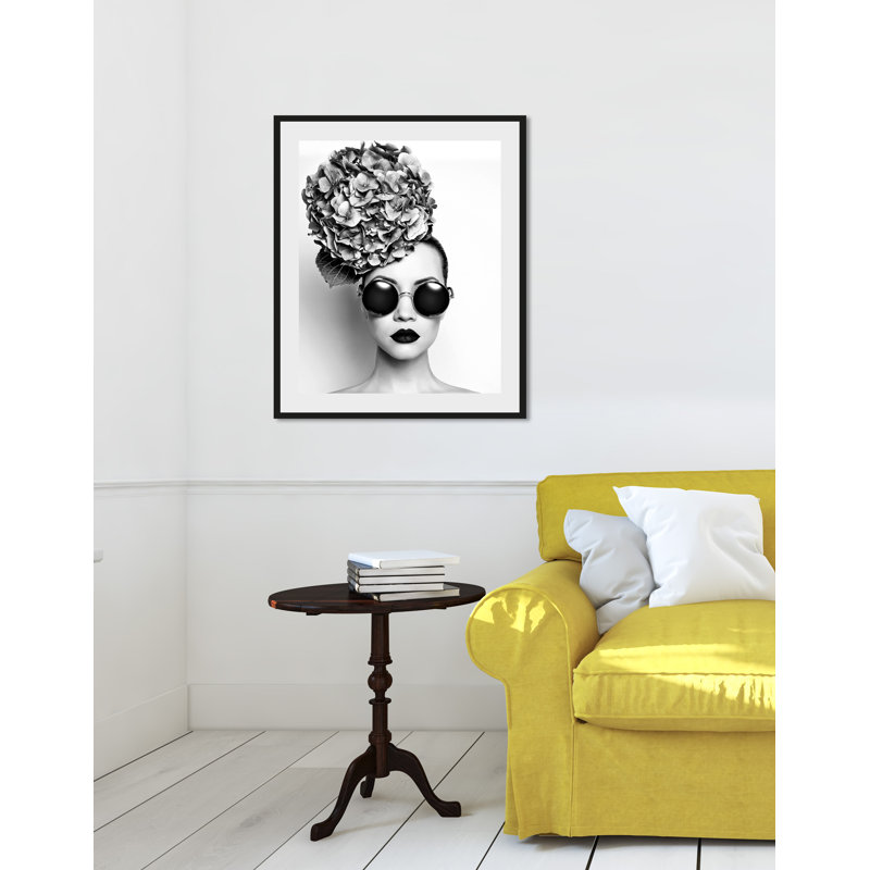 Woman - Single Picture Frame Print, 60 cm H x 50 cm W x 5 cm D