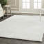 Tapis de couleur unie à poils longs performance touffeté à la main Wyler-28863525
