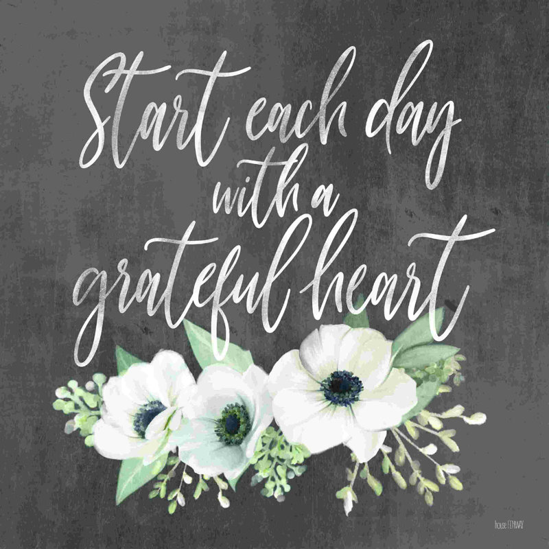 " Grateful Heart ", 12" H x 12" W  