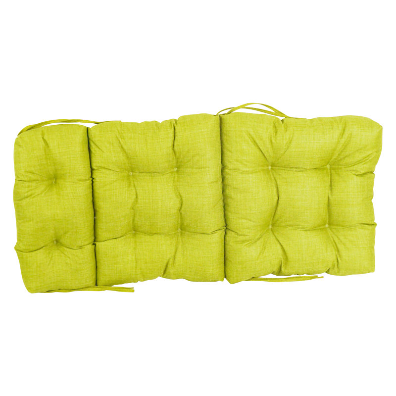 Outdoor Seat / Back Cushion, 20" W x 42" D, Lime