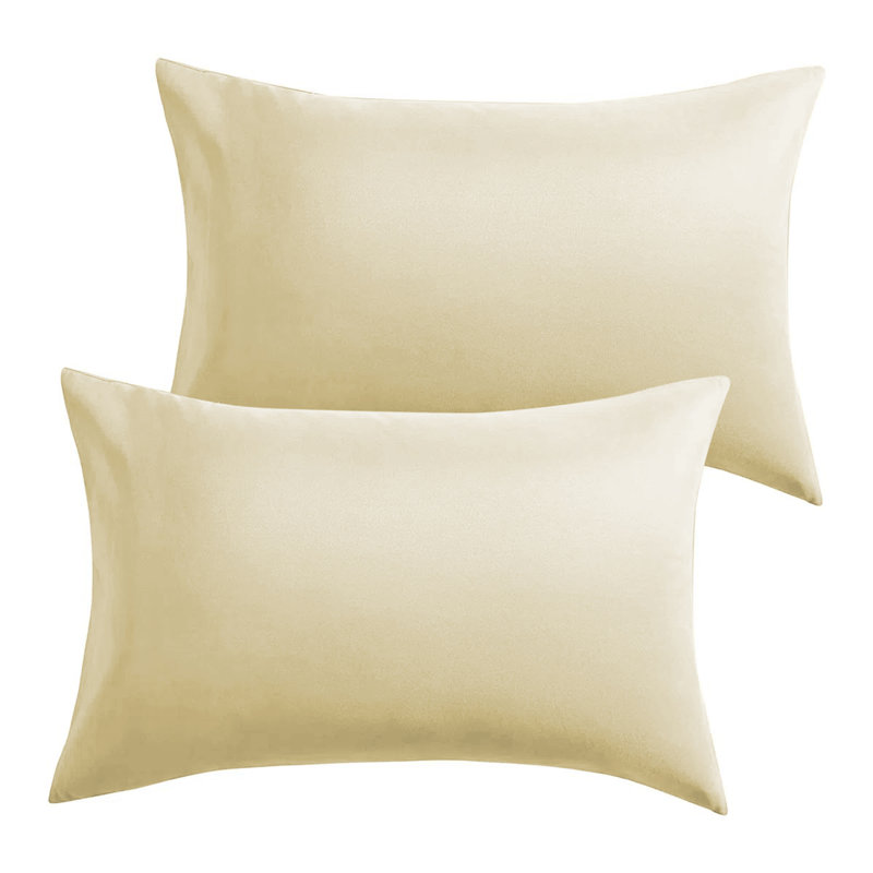 Microfiber Machine Tufted - Set of 2, Cream