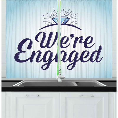 Pointed Kitchen Curtain