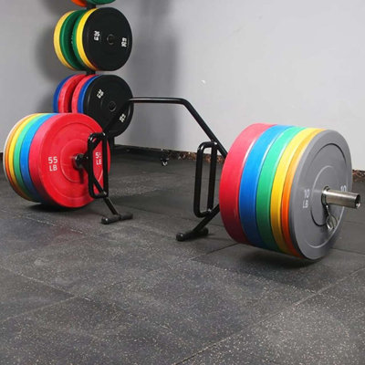 Weight Plates Set, 2-Inch Rubber Bumper Plates for Weight Lifting for Home Gym, Strength Training & Weightlifting