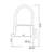 20.3" Modern Single Handle Pull Out Kitchen Faucet, 2 Flow Modes-128966333