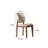 Mid-century Back Side Chair, Faux Leather Dining Chair with Solid Wood Legs, No Assembly Needed-312731110