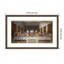 «The Last Supper» par Leonardo Da Vinci, reproduction d'art encadrée en bois