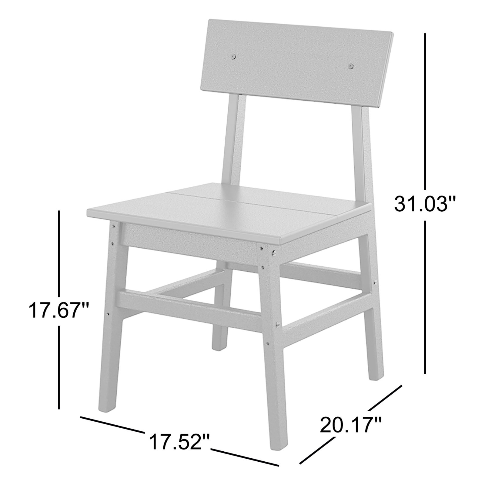 POLYWOOD x AllModern Chair, Black