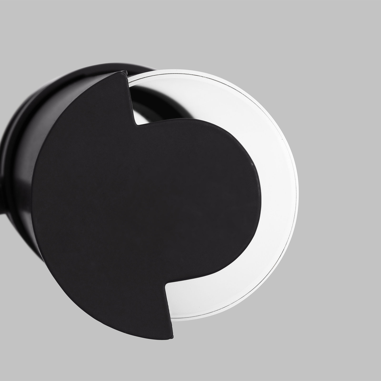 Kelan Single Frosted Dimmable LED Vanity Light, Midnight Black, 18"H x 4.75"W x 4.5"D, 15W