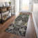Machine Washable Indoor/Outdoor Cicel ACN1153 Black Rug