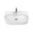 WS Bath Collections Contour 17.7'' Ceramic U-Shaped Bathroom Sink with Overflow-102235817