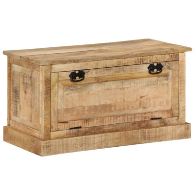 Shoe Storage Bench 33.5" x 15.7" x 17.7" Solid Wood