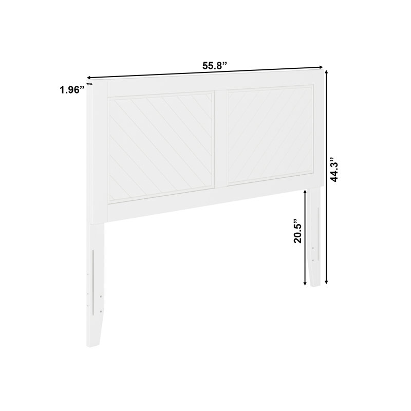 Tête de lit Emmitte, Simple, White