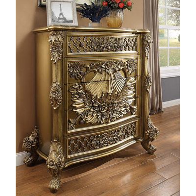 Commode sculptée à la main de style luxueux MOBILYA