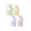 Lapin assis en résine 7,5 po