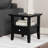 Acadian Solid Wood Transitional End Table with Drawer and Open Shelf