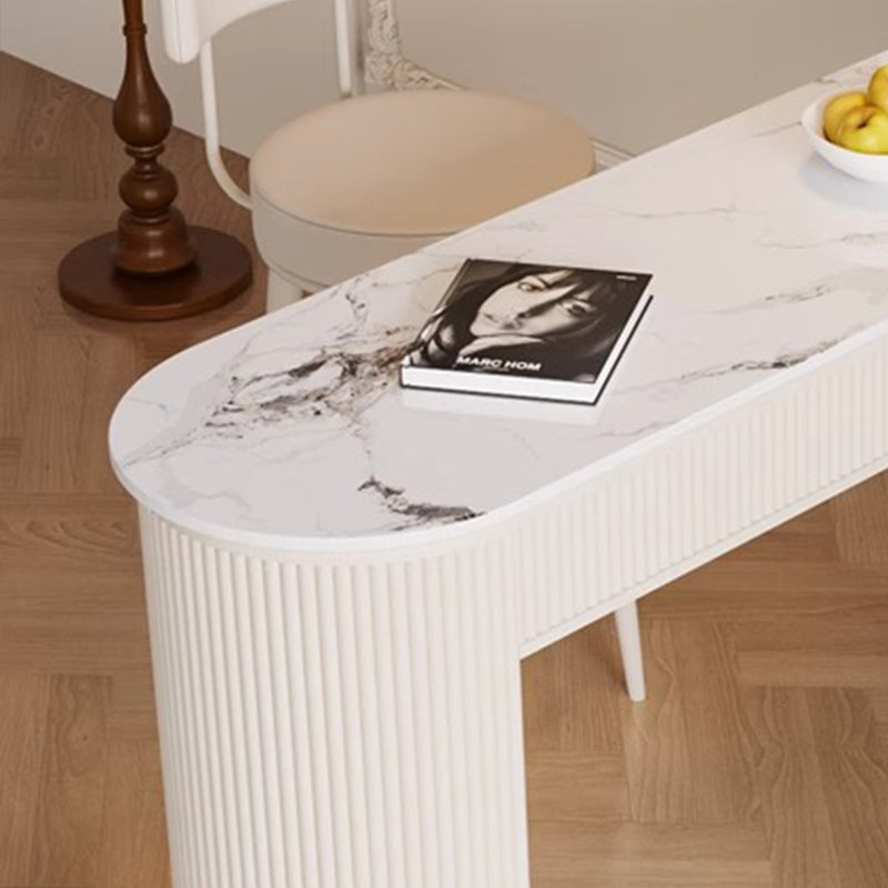 Demps, Blanc / Brun, H 41,3 po x L 78,7 po x l 15,7 po