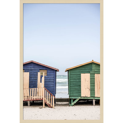 Popplewell "Blue and Green Huts" Print