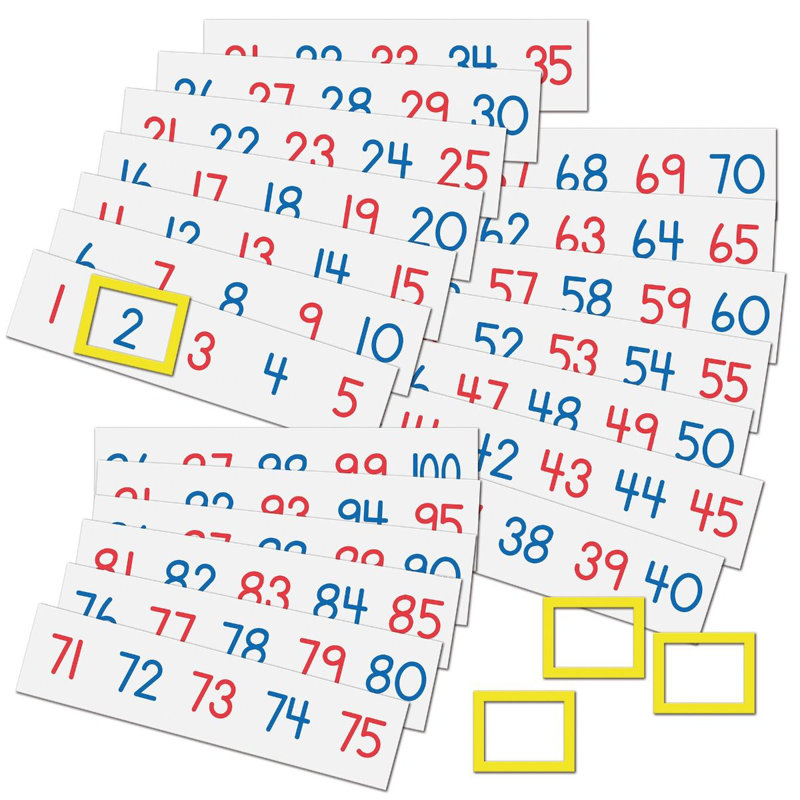 24 Piece Magnetic Line Numbes Set