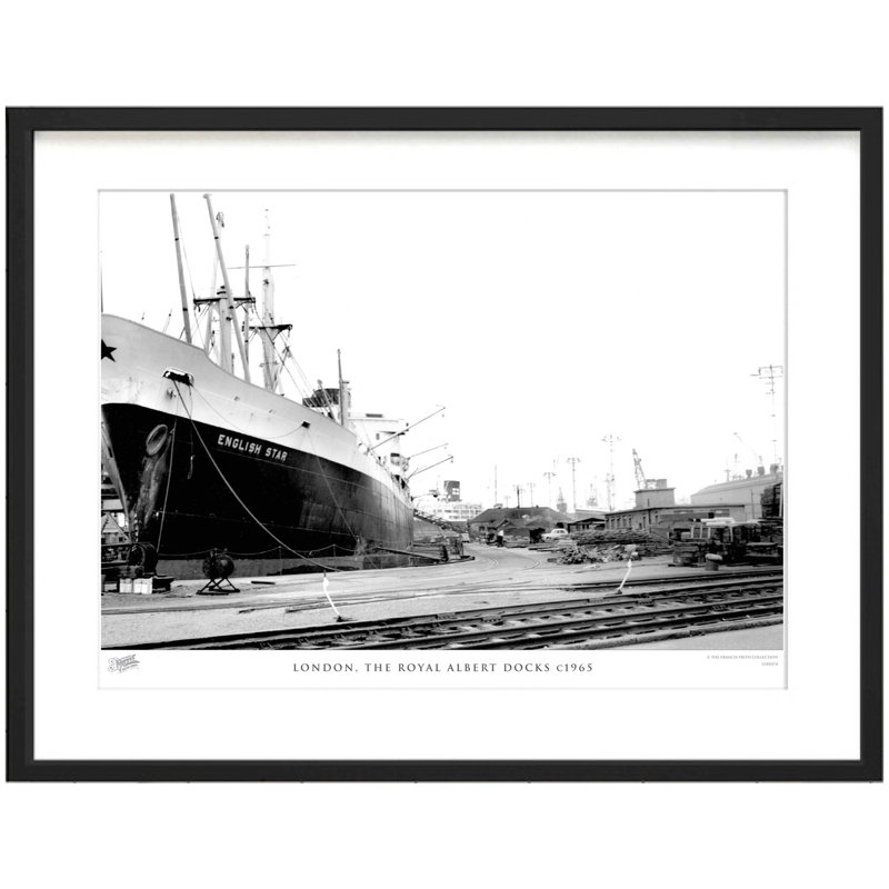 London, The Royal Albert Docks C1965 by Francis Frith - Single Picture Frame Print, 45cm H x 60cm W x 2.3cm D
