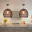 Aracelie 1 - Light Black Dome Pendant-1147819232