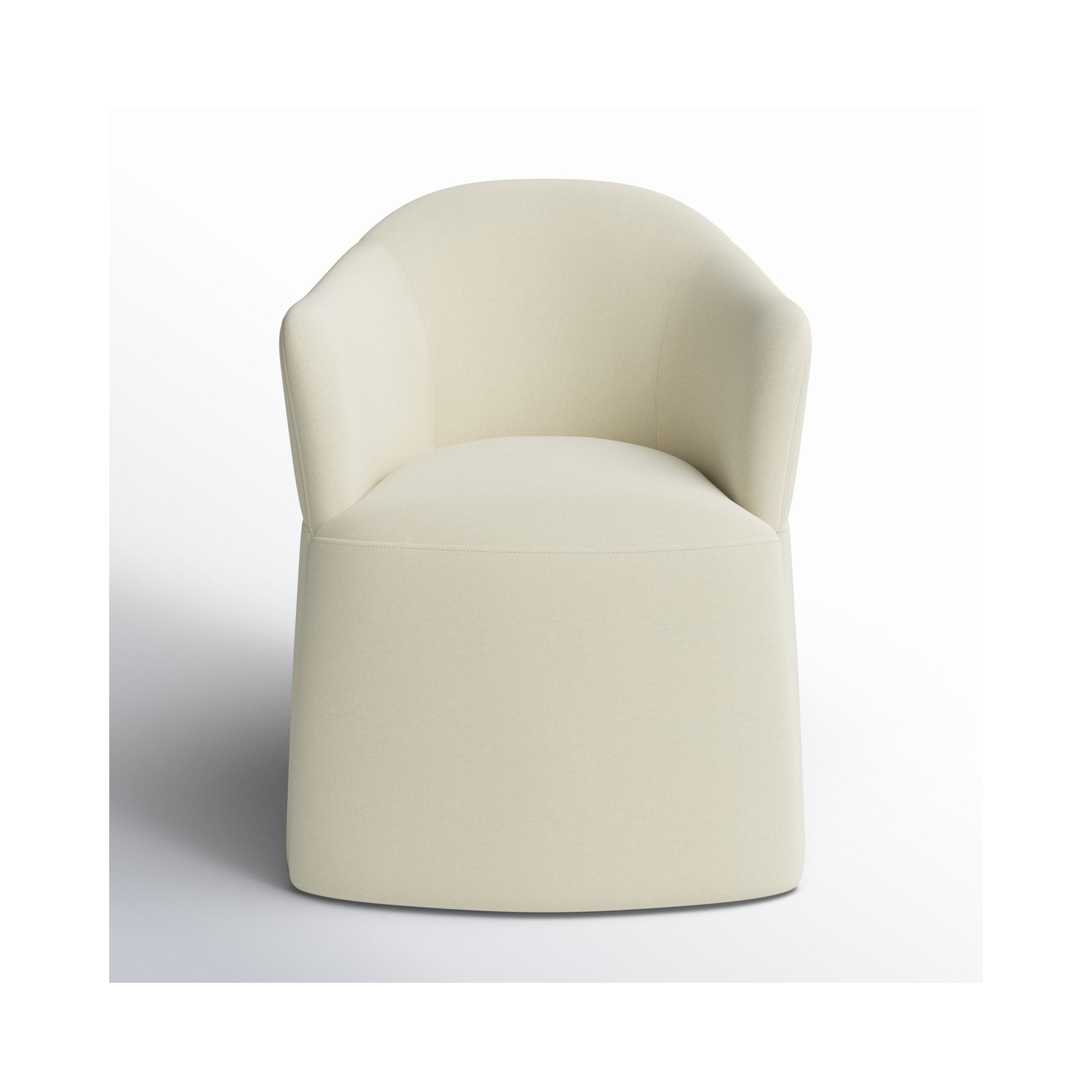 Janina Upholstered Arm Chair, Velvet Vesper Nature