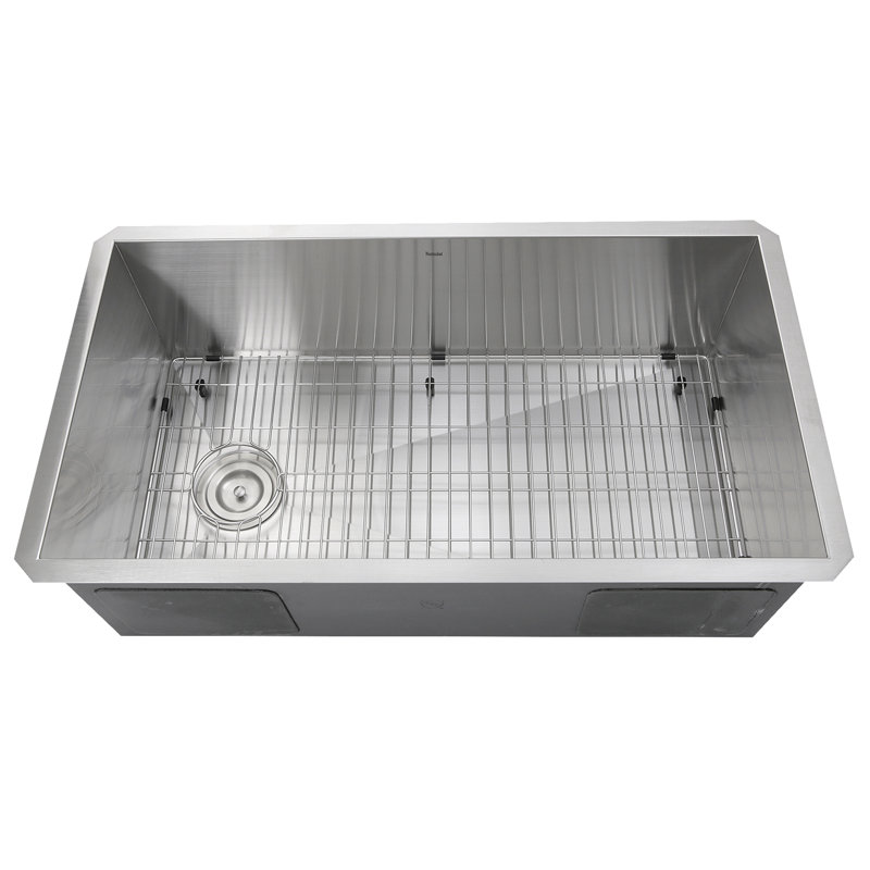 Pro Series 32'' L Undermount Single Bowl Stainless Steel Kitchen Sink