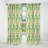 White Tropical Flowers in Botanic Setting - Floral Blackout Curtain Single Panel-935942867