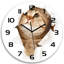 Jshaun Glass Wall Clock