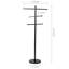 Free Standing Black Metal Bathroom Towel Stand