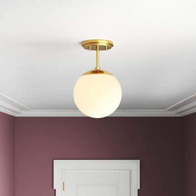 Plafonnier semi-encastré 1 lumière 7,75 po Bairn