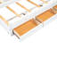 Lit double moderne avec lit gigogne, tiroirs, blanc Grandeur Contemporary For Life