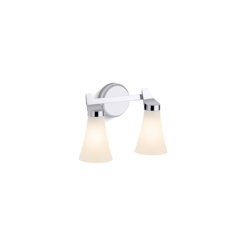 Simplice Two-Light Sconce, Polished Chrome