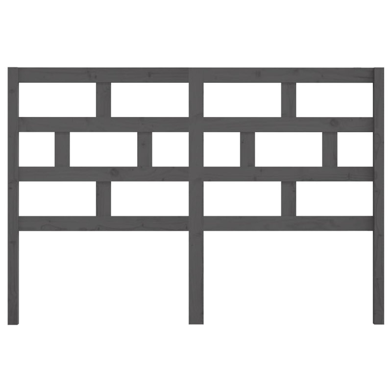 Macintyre Solid Wood Slat Headboard, 166 x 100 cm, Grey