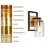 Grisella Dimmable Black/Brass Vanity Light