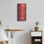 Ivy Bronx «Red Door I» par Erin Ashley, art mural en métal-806695112
