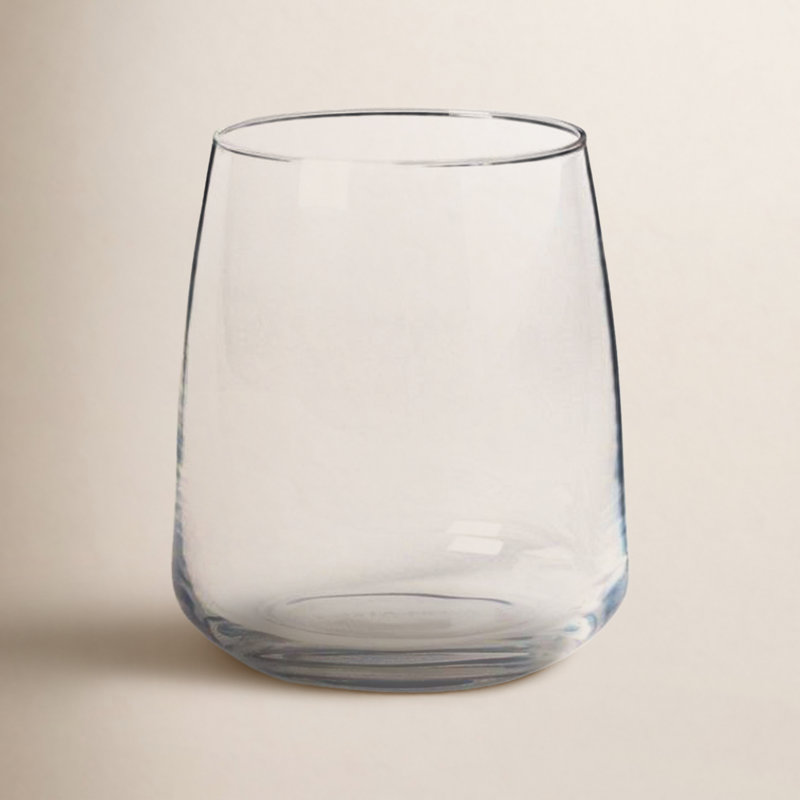 Vine 8oz. Stemless Wine Glass Set, 8 Oz