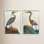 Crane Paper Collage 2-Piece Wall Art Set