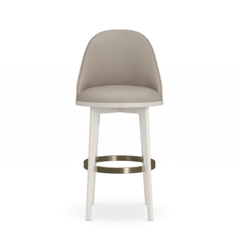 Another Round Upholstered Counter Stool