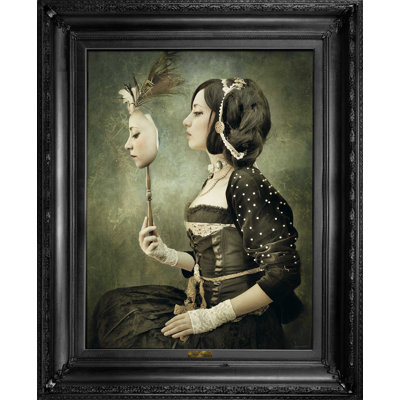 Mirror Mirror by Himitsuhana - Single Picture Frame Print on Canvas