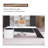102.36"High-end creative white L-shaped executive desk-837794037