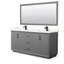 Meuble-lavabo double autoportant 72 po avec plateau en quartz Strada-92724068-92724069-98248009